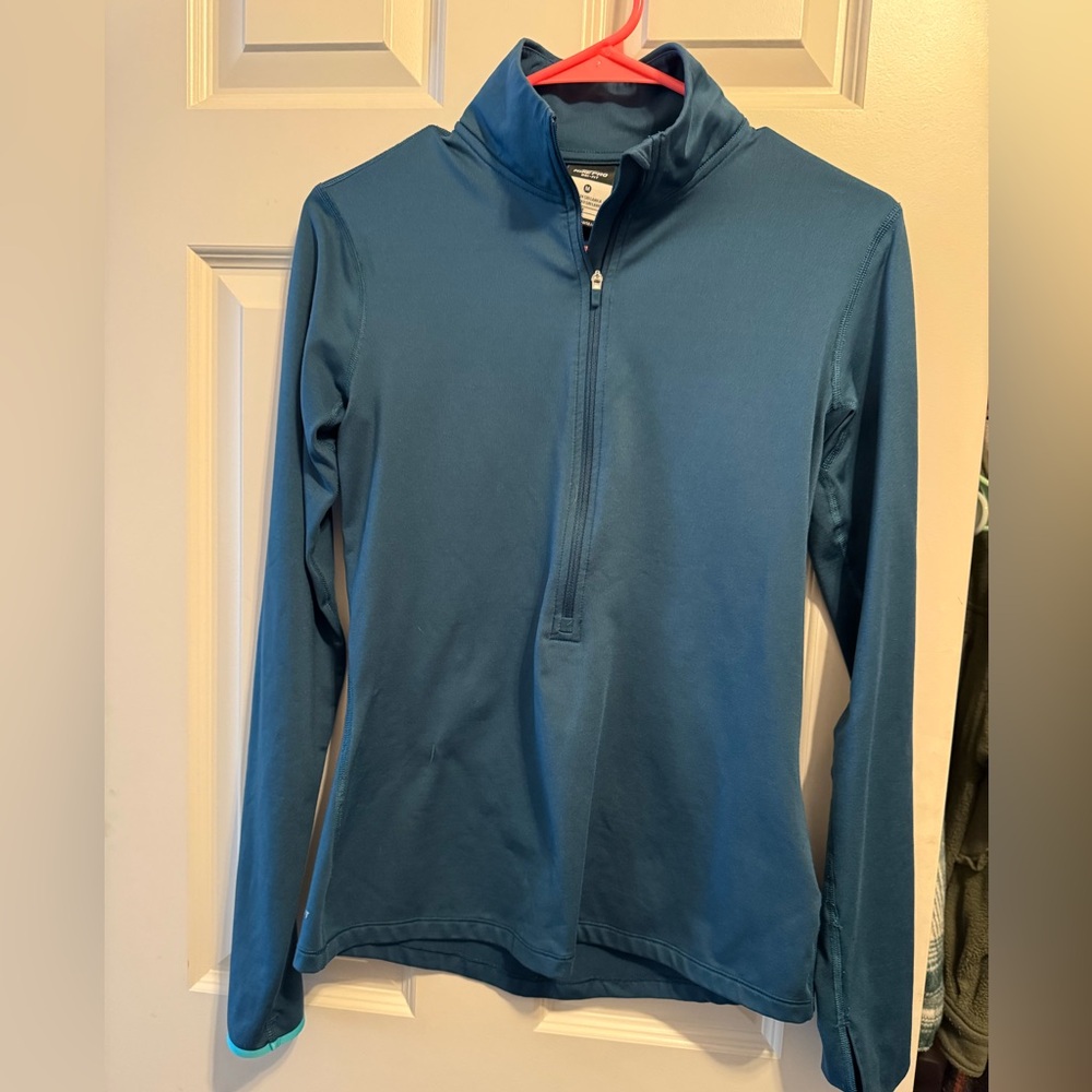 Women's Blue Quarter-Zip Sweatshirt
